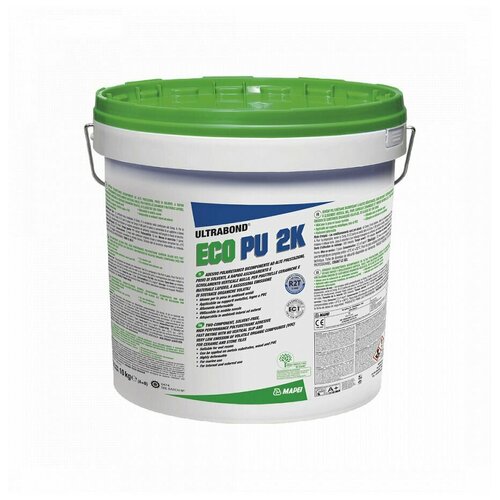 клей tricol 2k pu pt eco 11 кг Полиуретановый клей MAPEI ULTRABOND ECO PU 2K, ведро 5 кг