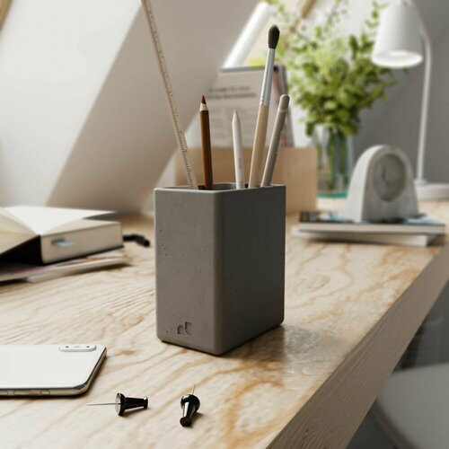 Органайзер для канцелярии настольный темно-серый матовый 1624₽