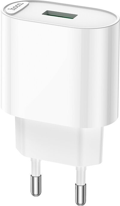 Сетевое зарядное устройство 1USB 3.0A QC3.0 18W быстрая зарядка Hoco C109A White