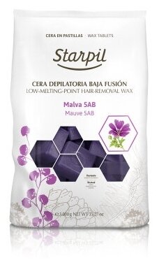 Воск в брикетах Мальва Starpil, 1000 гр