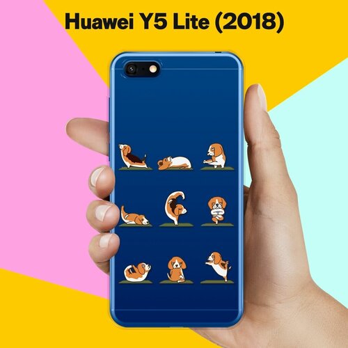 Силиконовый чехол Зарядка от Биглей на Huawei Y5 Lite (2018)