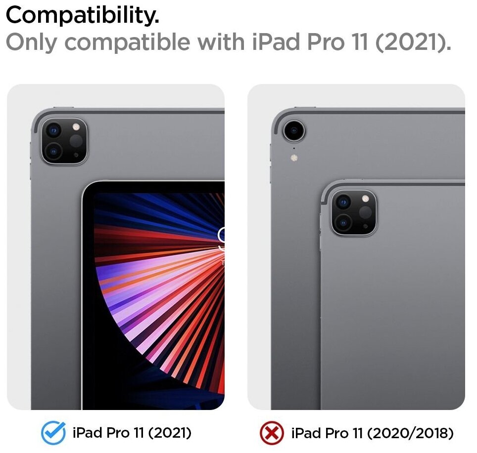 Чехол Spigen (ACS02887) для iPad Pro 11'' 2021 (Black) - фото №2