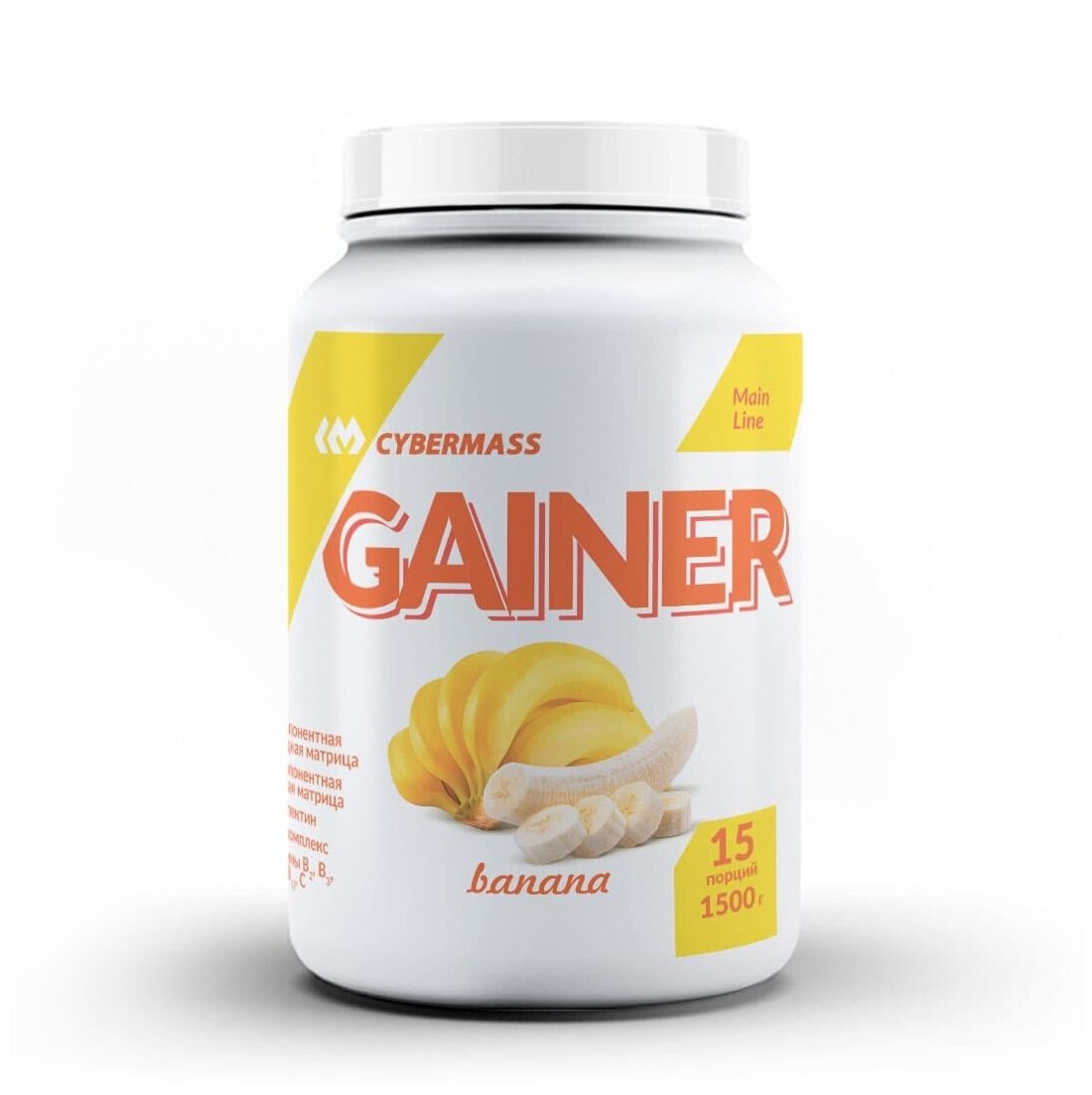 CYBERMASS Gainer 1500 г (Банан)