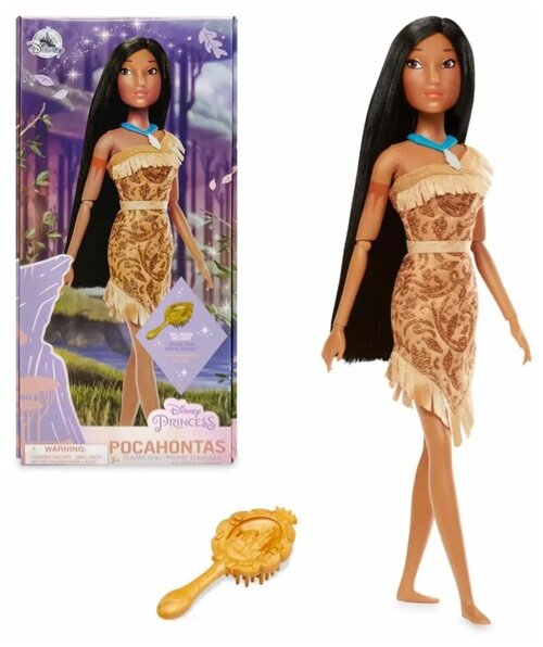 Классическая кукла Покахонтас с расческой