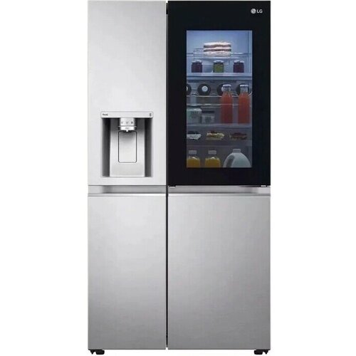 Холодильник LG GC-X257CAEC холодильник lg side by side с инверторным линейным компрессором gc b257jeyv