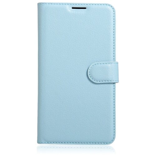 фото Чехол-книжка mypads для nokia lumia 1320 из качественной импортной кожи с подставкой застежкой и визитницей голубой