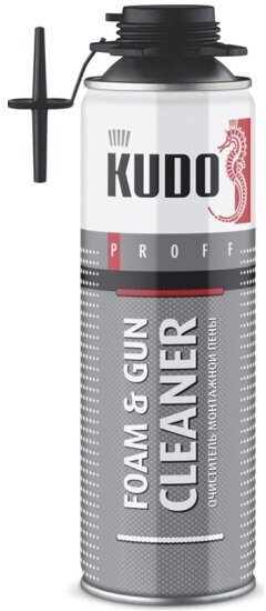 Профессиональный очиститель монтажной пены Kudo Kudo Foam&Gun cleaner, 650 мл