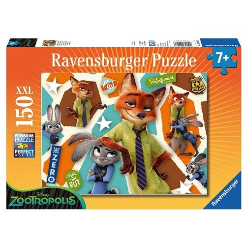 Пазл Ravensburger Disney Zootropolis - Зверополис, 150 элементов 100286 набор фигурок зверополис zootropolis 12 шт