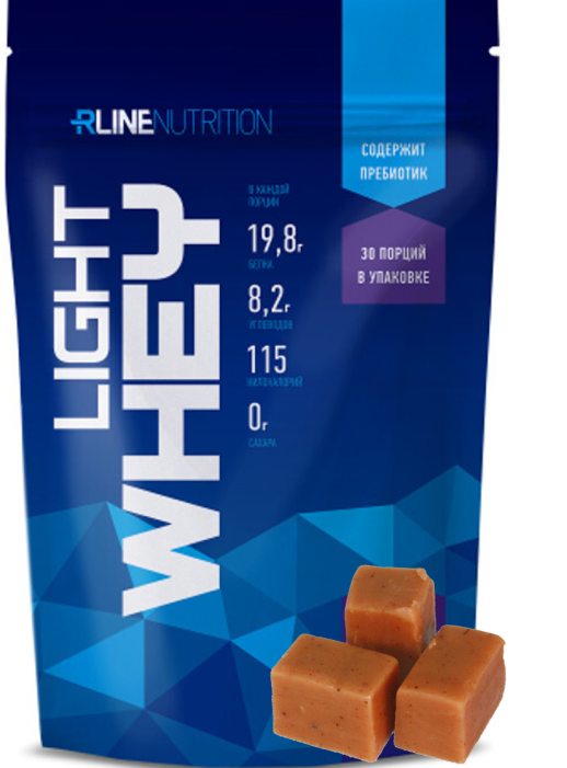 Протеин RLine Light Whey, ириска, 1000 гр.