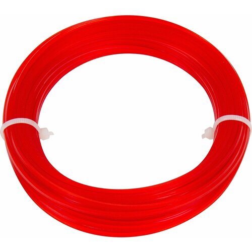 Леска для триммера d3 мм длина 7 м сечение звезда нейлоновая С ее помощью вы эффективно сострижете сорняки и траву на даче или приусадебном участке 1277₽