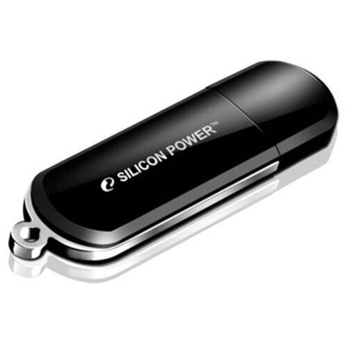 Флеш Диск Silicon Power 16Gb LuxMini 322 SP016GBUF2322V1K USB2.0 черный