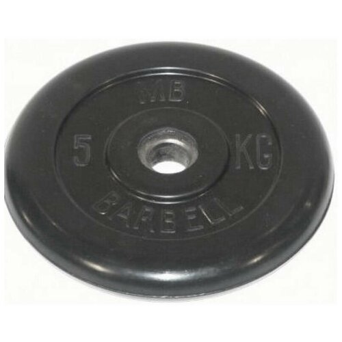 фото "диск обрезиненный mb barbell 51 мм, 5 кг mb-pltb51-5"