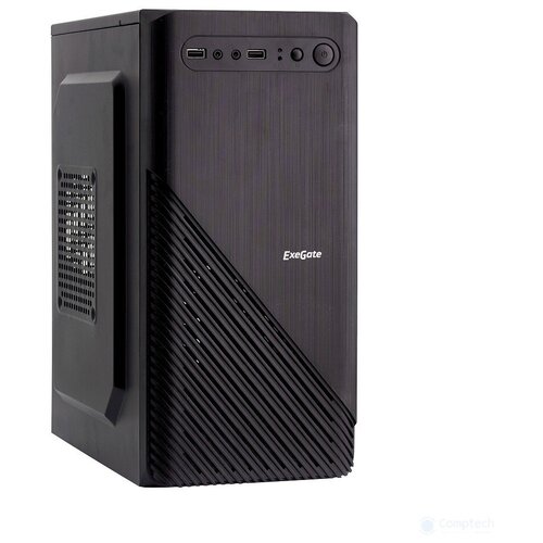 Exegate EX277797RUS Корпус Minitower BAA-103 Black mATX 2*USB Audio