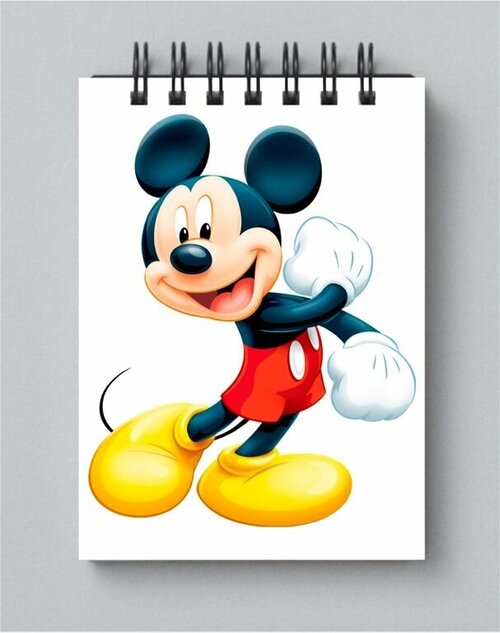 Блокнот Mickey Mouse, Микки Маус №27, Размер А6: 10 на 15 см