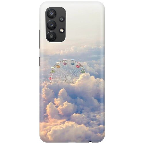 фото Re:pa накладка transparent для samsung galaxy a32 с принтом "колесо обозрения в облаках"