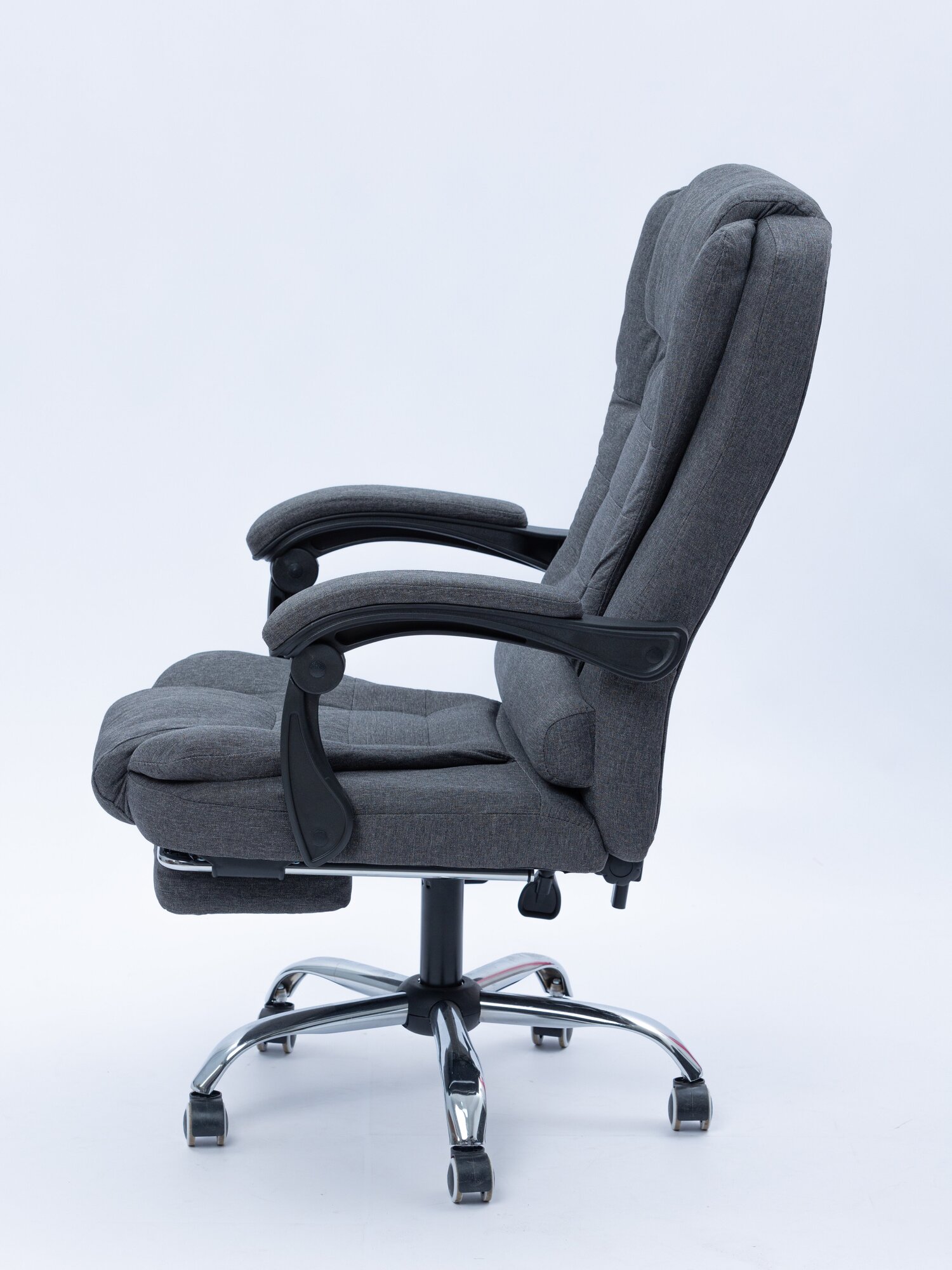 Компьютерное кресло с массажем, цвет: темно-серый - фотография № 5