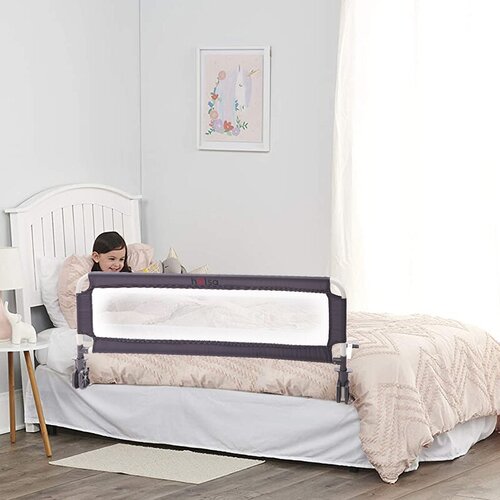 Бортик барьер защитный гипоаллергенный для кровати детский безопасный HALSA против падений и травм 100х40х40 см 2023₽