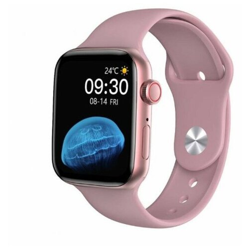 Умные смарт-часы HW22 Smart Watch (розовые)