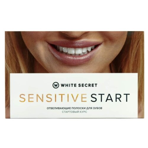 Отбеливающие полоски White Secret Sensitive Start