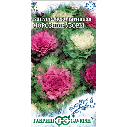 Капуста декоративная морозные узоры, семена Гавриш ( 1 уп: 0,05 г ) капуста декоративная морозные узоры семена