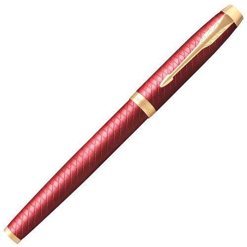 parker ручка роллер im metal premium t323 f 1931686 1 шт Ручка роллер Parker IM Premium T318 (CW2143647) Red GT F черн. черн. подар. кор.