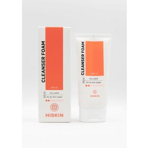 Пенка для умывания HISKIN с коллагеном, 120 мл