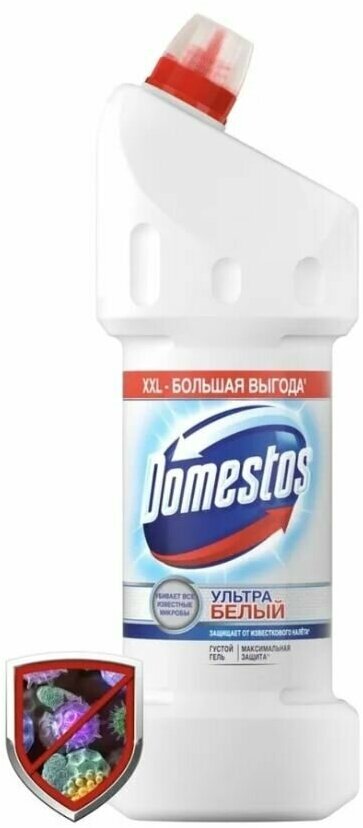 Гель для унитаза Domestos Ультра Блеск, 1,5 л - фотография № 18