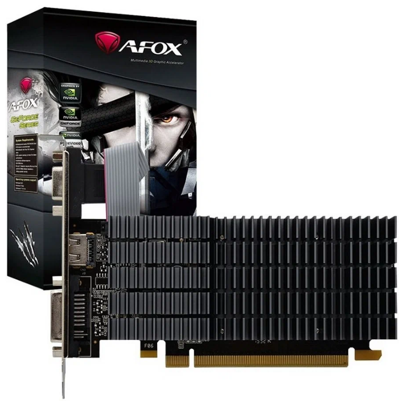 Видеокарта PCI-E Afox 512MB DDR3 64bit 40nm 520/800MHz D-Sub/DVI-D/HDMI - фото №4