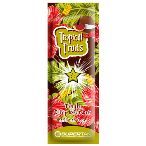 SuperTan лосьон для загара в солярии Tropical Fruits , 15 мл усиленный бронзатор supertan tropical fruits 150 мл