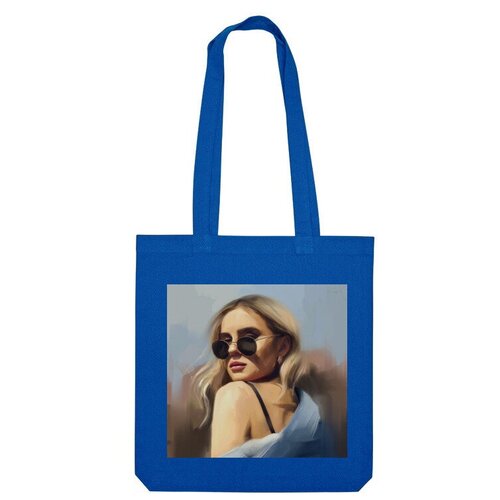 фото Сумка шоппер us basic, синий