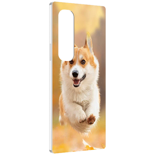 чехол mypads веселая собака для samsung galaxy z fold 4 sm f936 задняя панель накладка бампер Чехол MyPads когри собака для Samsung Galaxy Z Fold 4 (SM-F936) задняя-панель-накладка-бампер