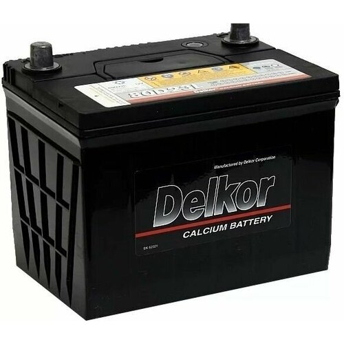 Аккумулятор Delkor 80D23L 70 Ач 600А обратная полярность