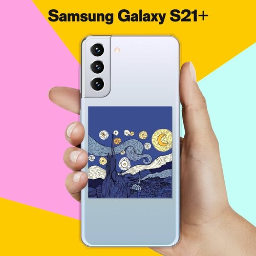 Силиконовый чехол Ночь на Samsung Galaxy S21+