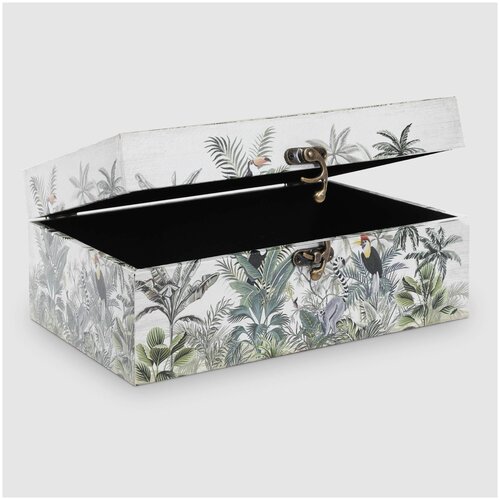 Декоративная шкатулка Fuzhou star Джунгли разноцветная 30,2х21х12,2 см