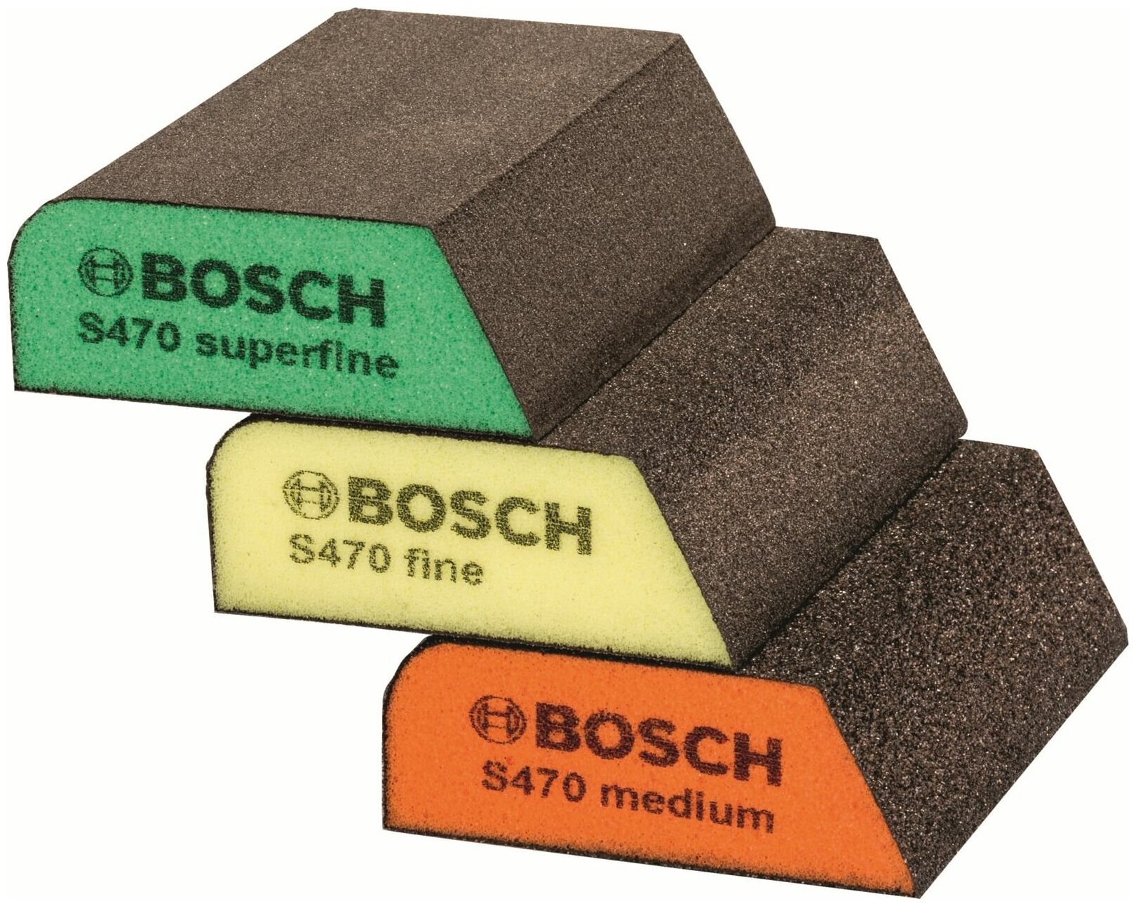Набор губок шлифовальных Bosch Best for Profile, 69 x 97 x2 6 мм, 3 шт - фотография № 2