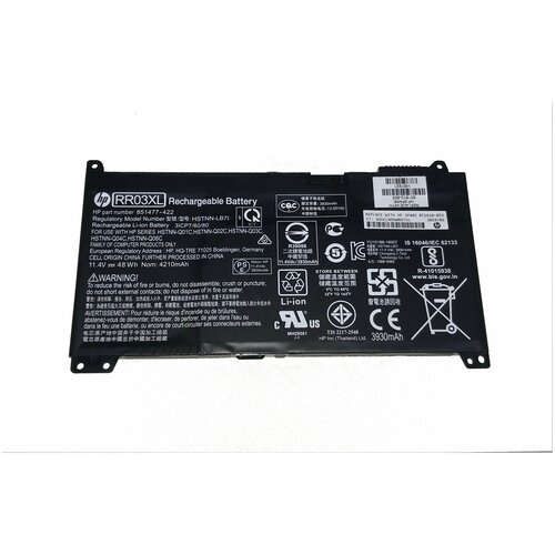 Аккумулятор для ноутбука HP (851610-855) ASSY-BATT 3C 48WH 4.21AH LI RR03048XL-PR