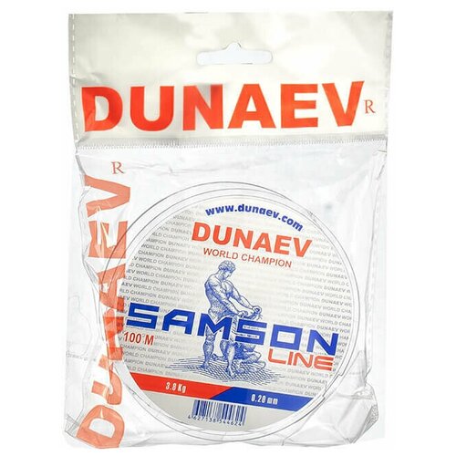 Леска Dunaev Samson 0.20мм (3,8 кг) 100м