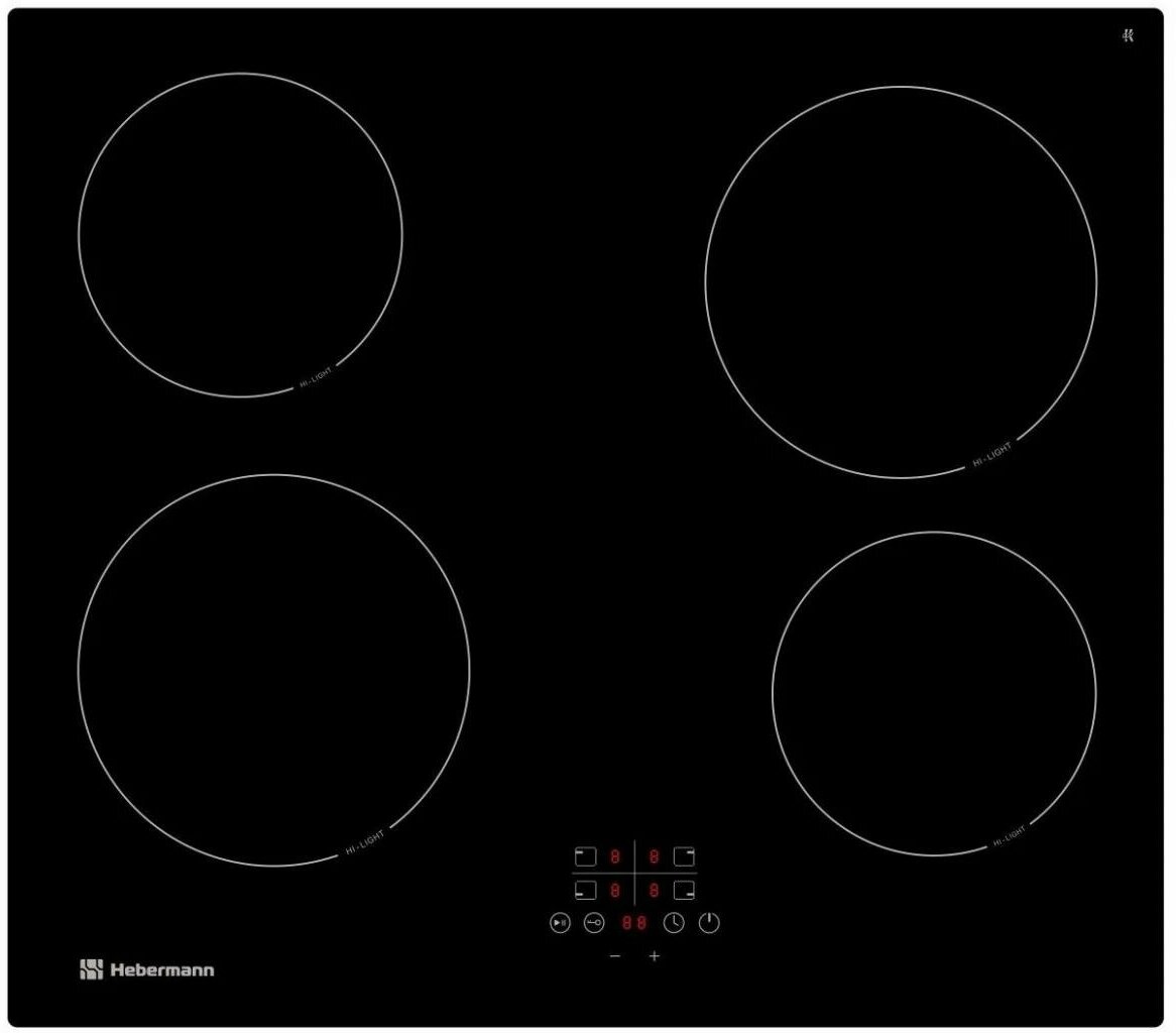 Встраиваемая электрическая варочная панель Hebermann HBKC 6040.1 B
