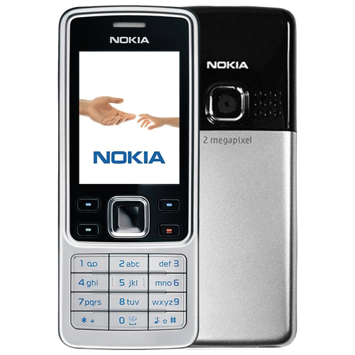 Телефон Nokia 6300, 1 SIM, серебристый