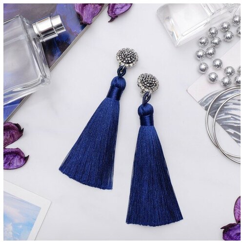 Клипсы Кисти цвет синий L кисти 7 см 388₽