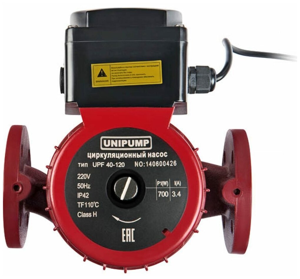 Насос циркуляционный UNIPUMP UPF 40-120, 220В фланец 16515 - фотография № 1