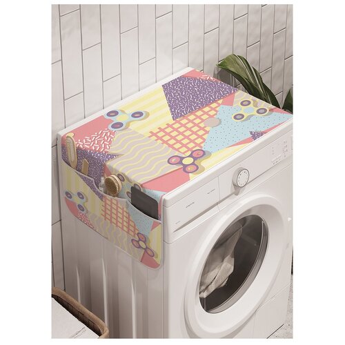 фото Органайзер для хранения "ткацкий рисунок" на стиральную машину, 45x120 см ambesonne