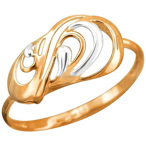 фото Эстет кольцо из красного золота 01к0112902р, размер 16.5