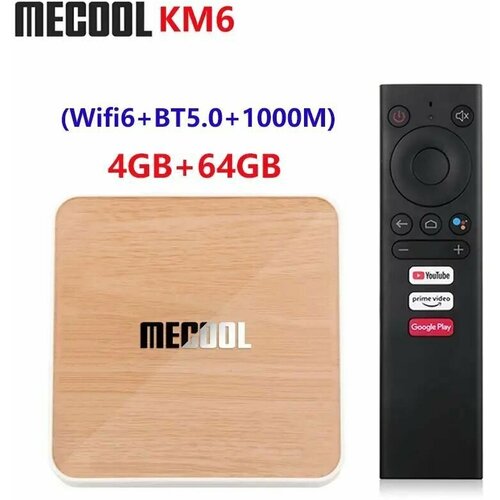 Mecool KM6 Deluxe 464 ТВ приставка SUPER Новая ревизияновый пульт 909000₽