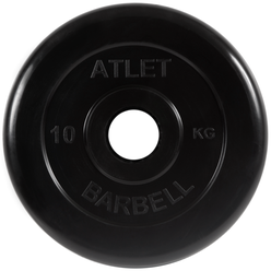 Диск MB Barbell MB-AtletB51 10 кг черный