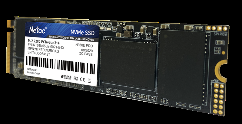Накопитель SSD Netac N950E Pro Series 2Tb (NT01N950E-002T-E4X) - фото №10