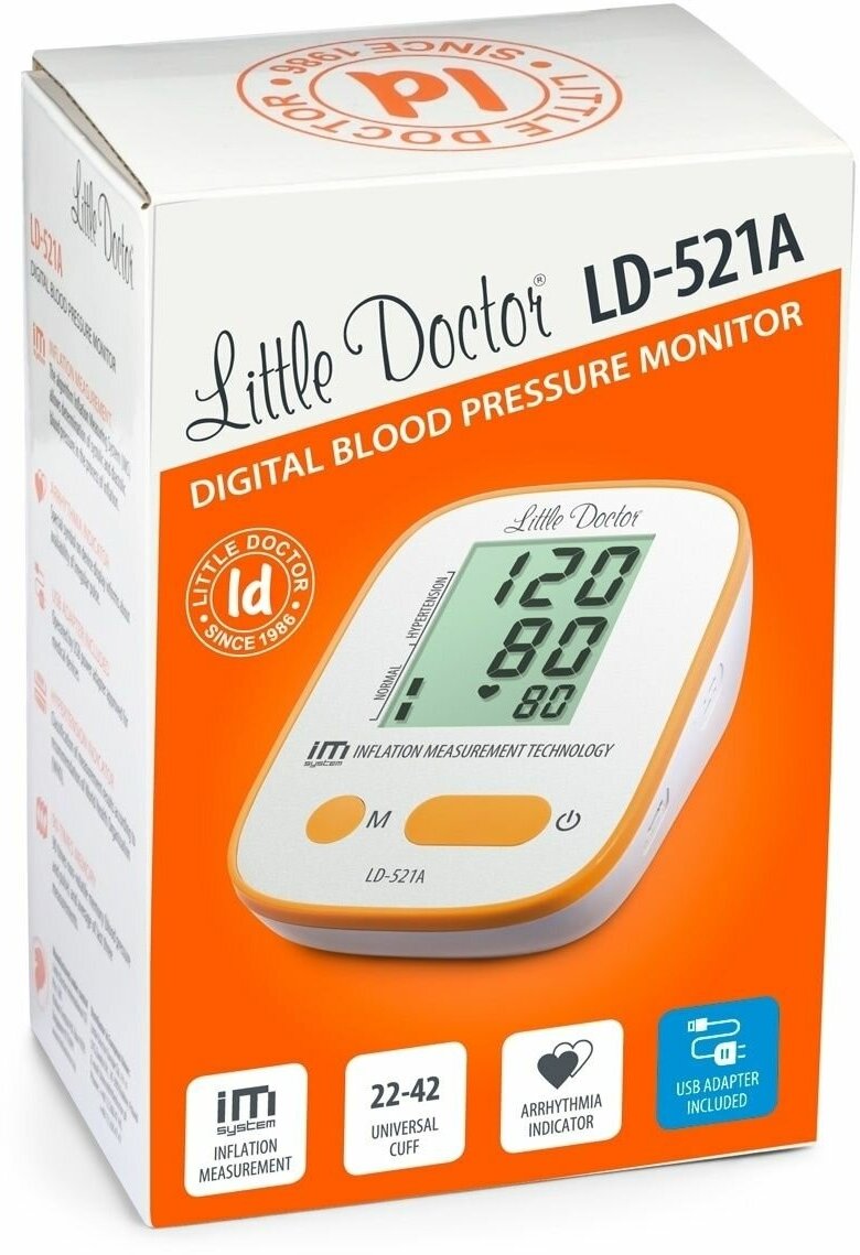 Тонометр Little Doctor LD-521А автоматический, на плечо