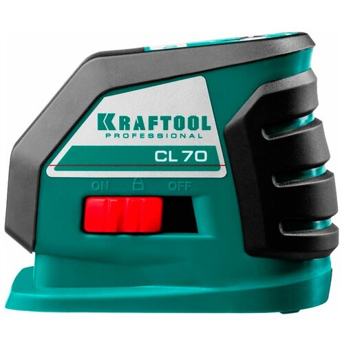 KRAFTOOL 20-70 м, (детектор), сверхъяркий, IP54, точн. 0,2 мм/м, детектор, в кейсе, нивелир лазерный линейный CL-70-4 34660-4