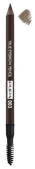 Карандаш для бровей Pupa True Eyebrow Pensil, тон 003 темно-коричневый