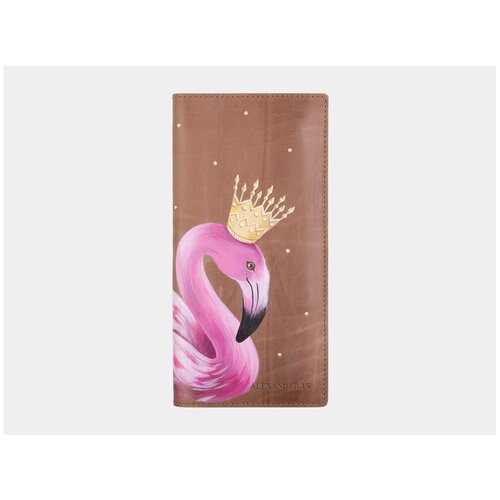 Кошелек № 3 Фламинго. Кожинка.